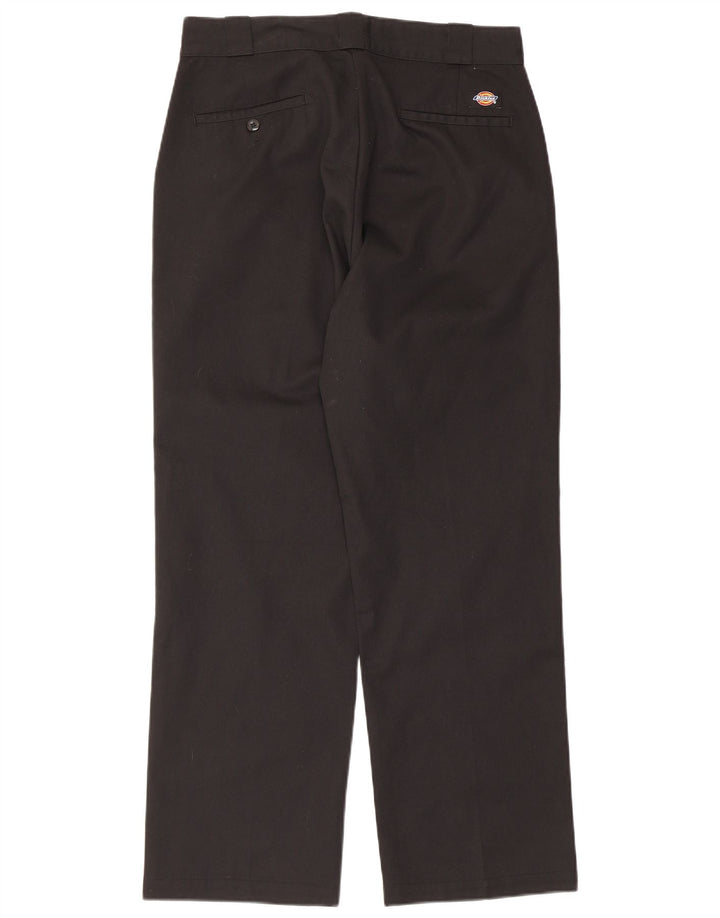 Ανδρικό ίσιο παντελόνι Chino Dickies W32 L27 Μαύρο πολυεστέρα