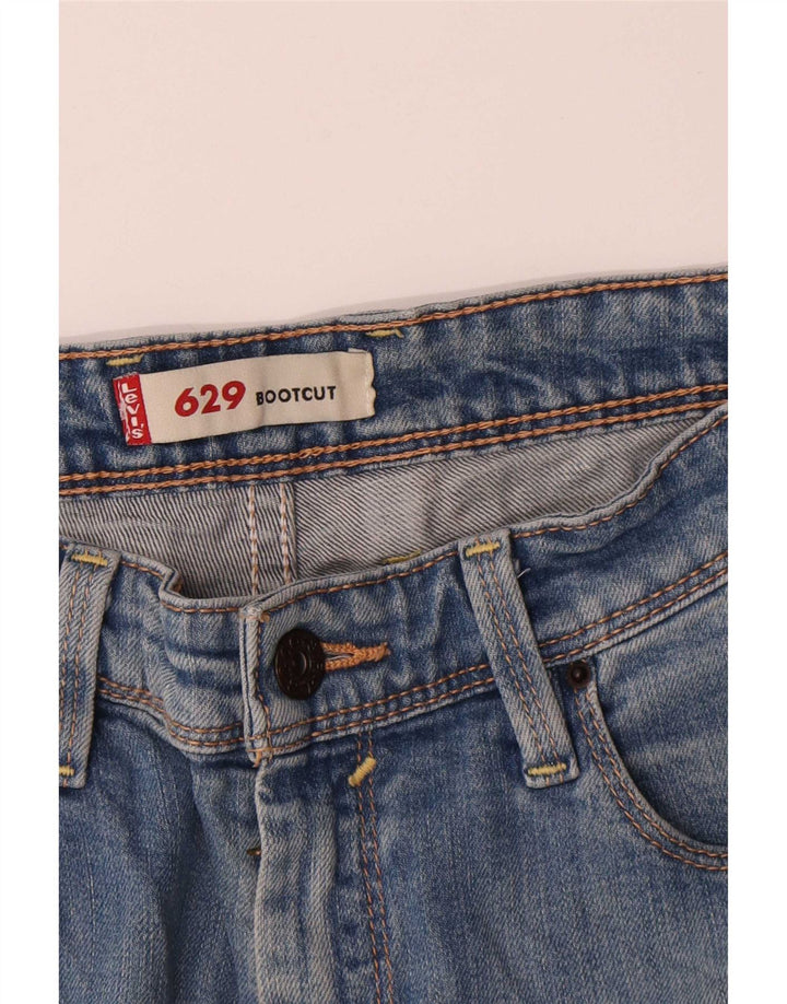 Levi's Womens 629 Bootcut Jeans W28 L30 Blue