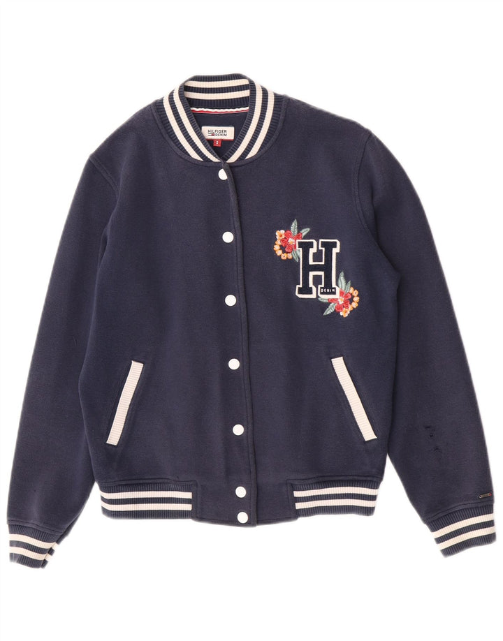 Tommy Hilfiger Γυναικείο Μπουφάν Varsity UK 10 Small Navy Blue