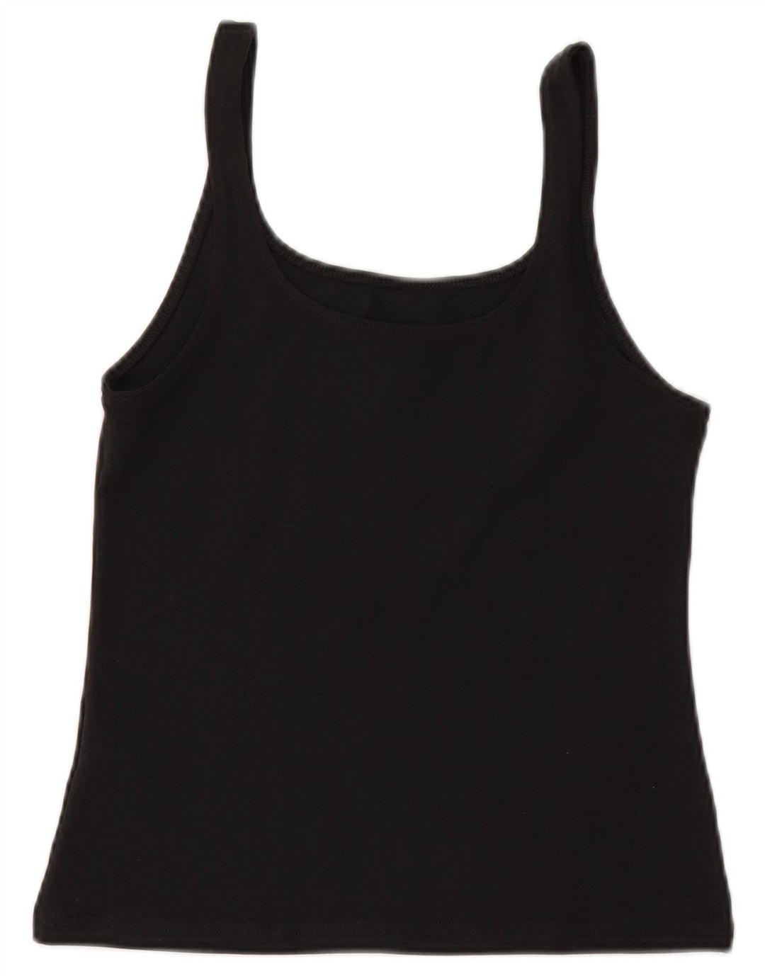 NIKE Γυναικείο Crop Cami Top UK 12 Medium Black Cotton