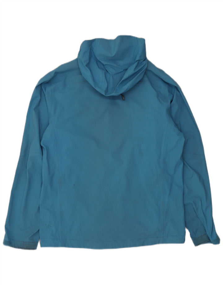 Patagonia Ανδρικό μπουφάν βροχής με κουκούλα UK 38 Medium Blue Nylon
