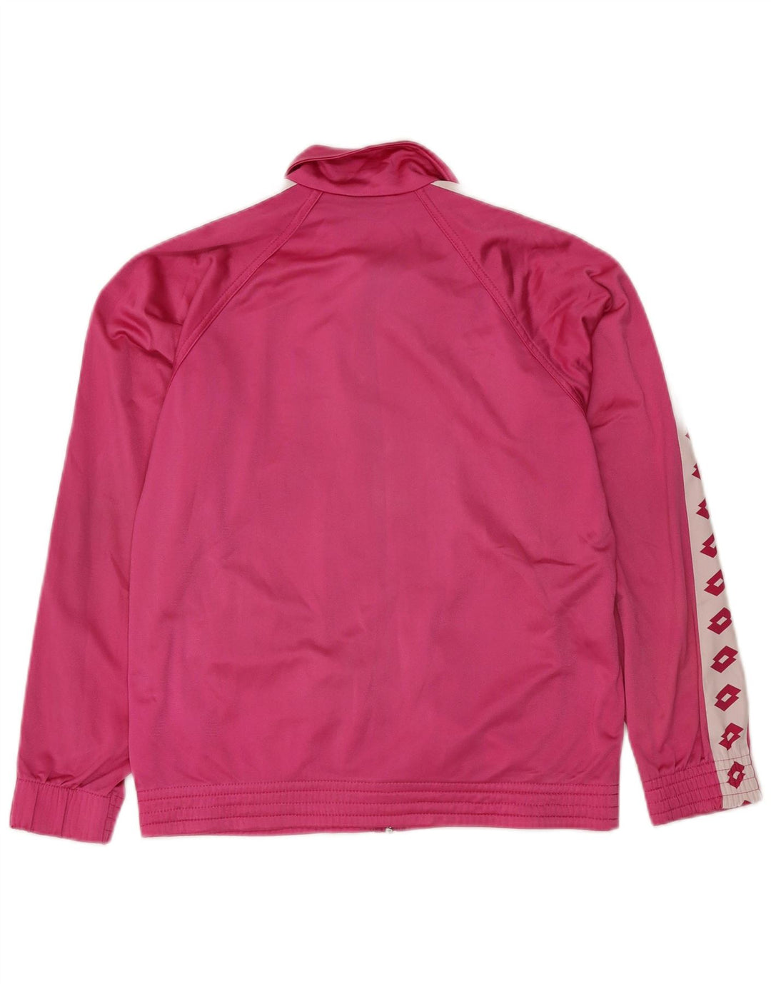 Ανδρική αθλητική φόρμα LOTTO Top Jacket XS Pink Colourblock Polyester