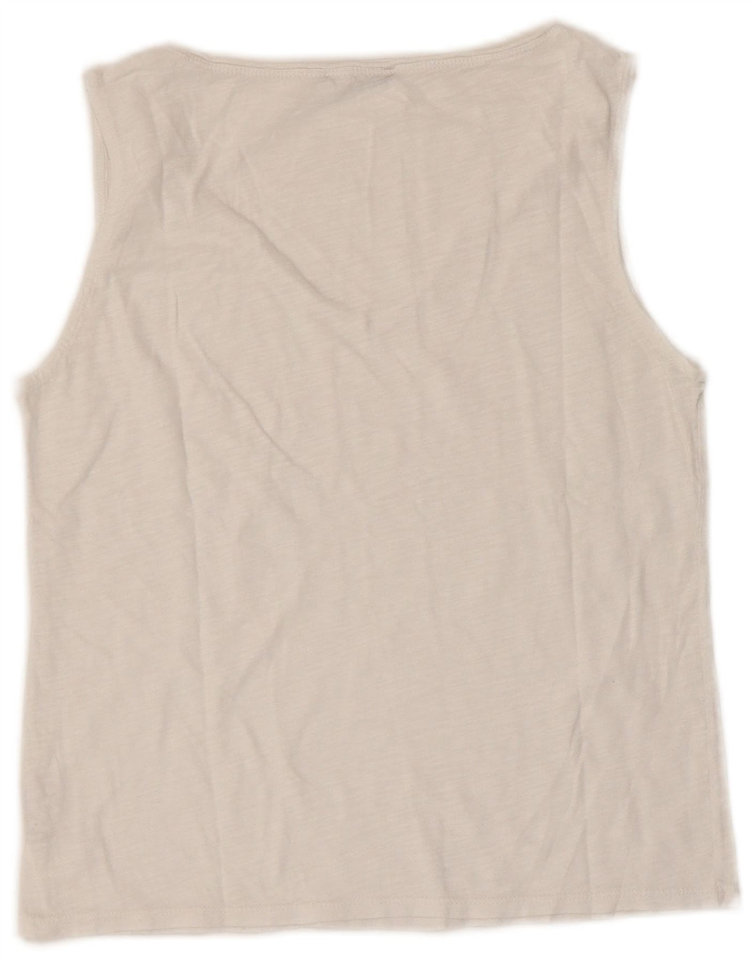 Sisley Γυναικείο γιλέκο Crop UK 8 Small White Βαμβακερό