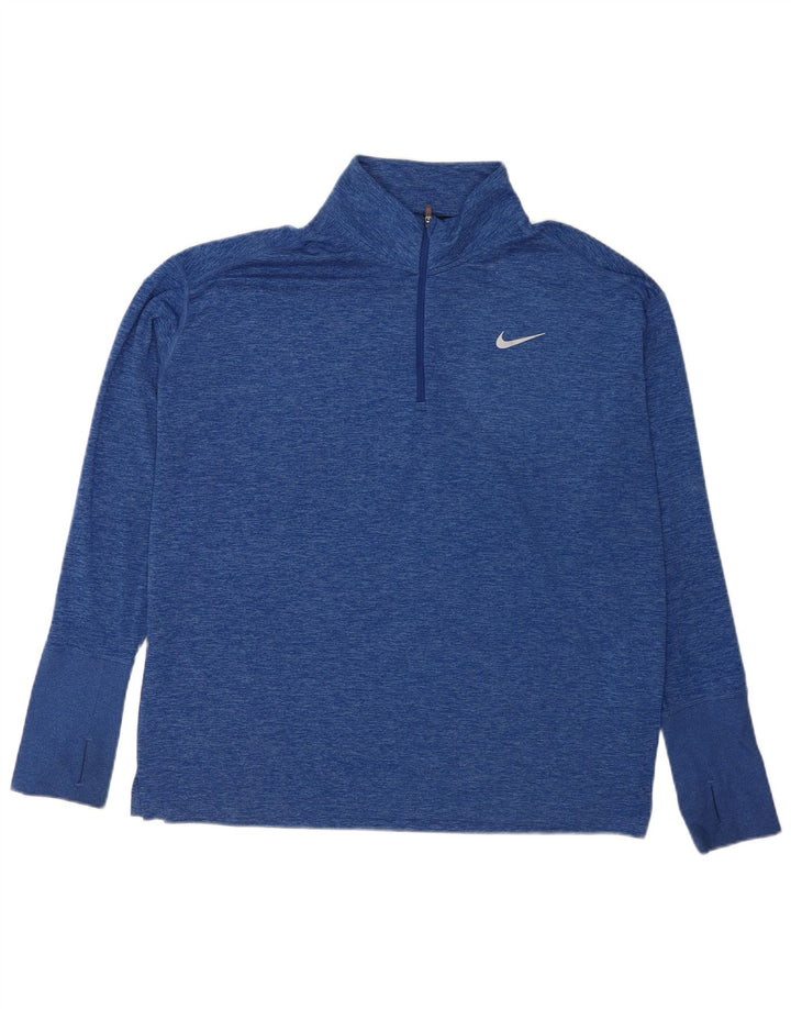 Ανδρική μπλούζα με φερμουάρ Nike με μακρυμάνικο XL πολυεστέρας