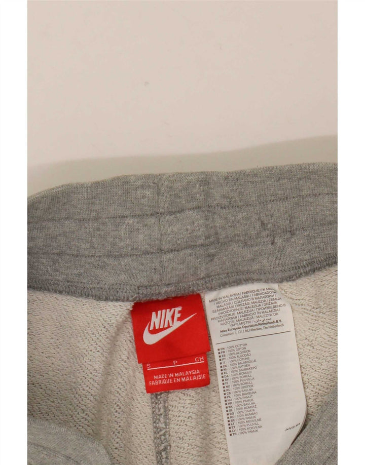Ανδρικό γραφικό αθλητικό σορτς Nike μικρό γκρι βαμβακερό