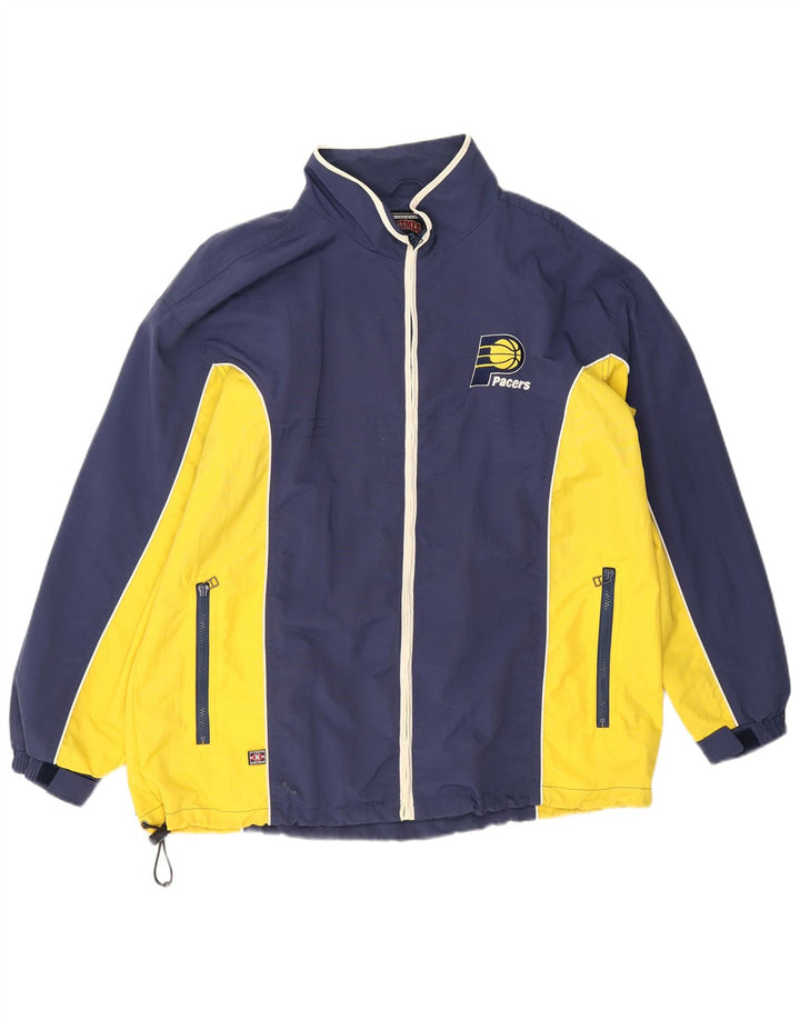 Μοσχοκάρυδο Ανδρική φόρμα Indiana Pacers Top Jacket Large Navy Blue Colourblock