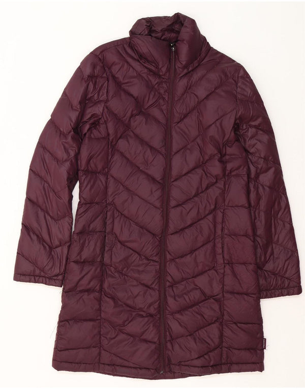 Calvin Klein Γυναικείο παλτό UK 14 Medium Burgundy Nylon