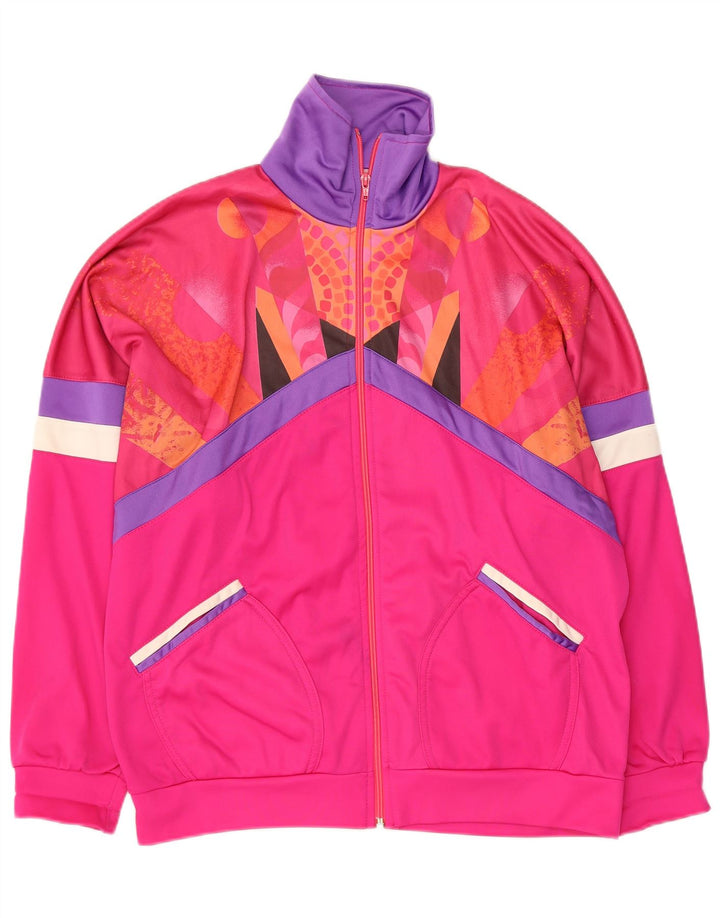 Ανδρική φόρμα Vintage Top Jacket UK 38 Medium Pink Colourblock Polyester