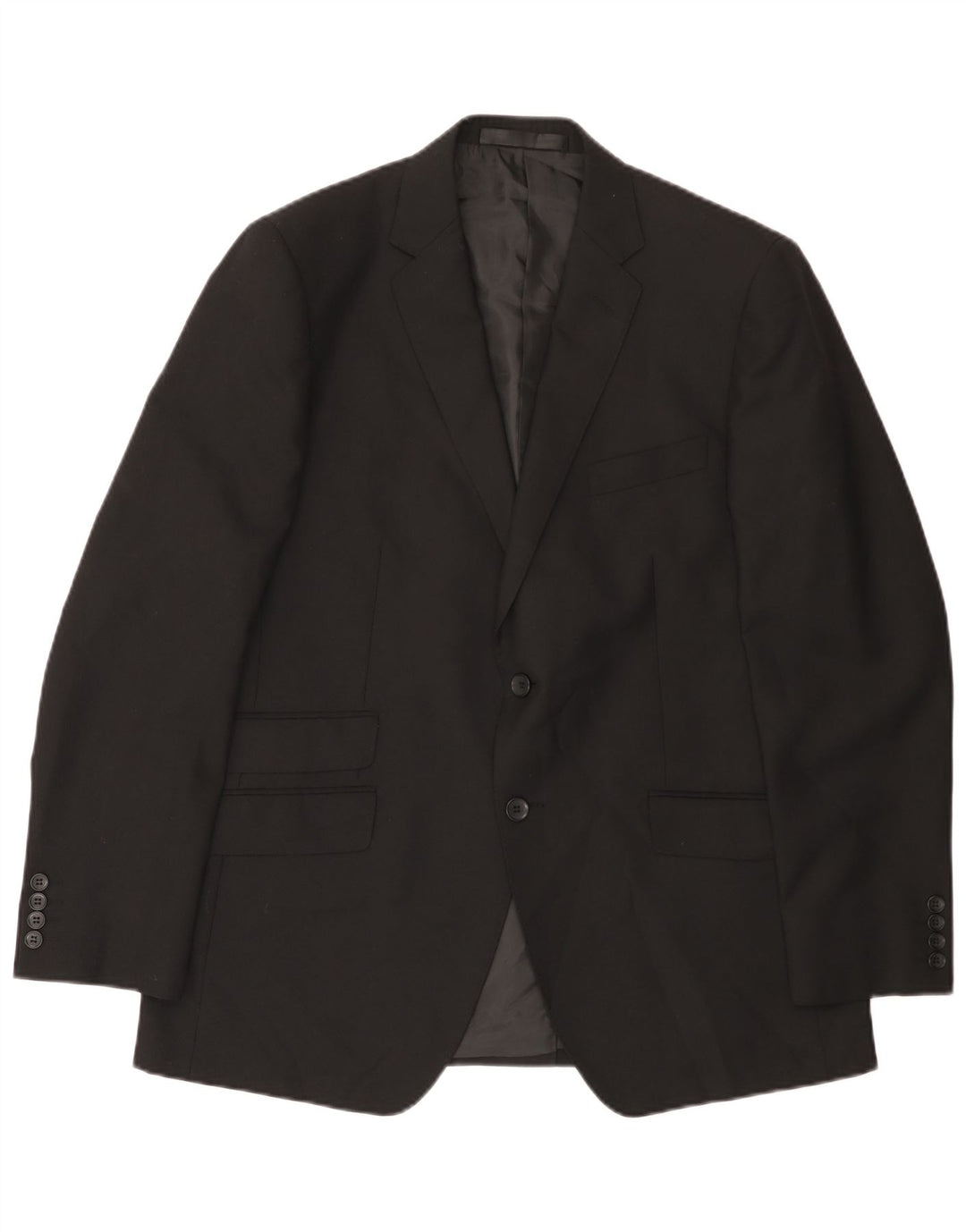MARKS & SPENCER Ανδρικό μπουφάν blazer UK 42 μεγάλο μαύρο πολυεστέρα