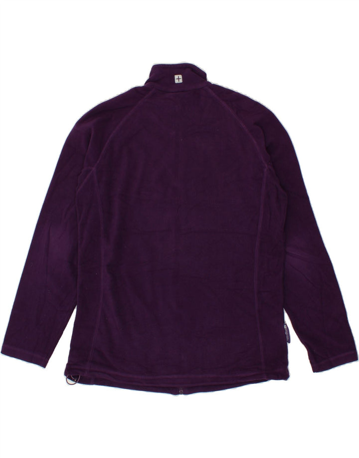 MOUNTAIN WAREHOUSE Womens Fleece Jacket UK 14 Large Purple Vintage Mountain Warehouse and Second-Hand Mountain Warehouse from Messina Hembry 