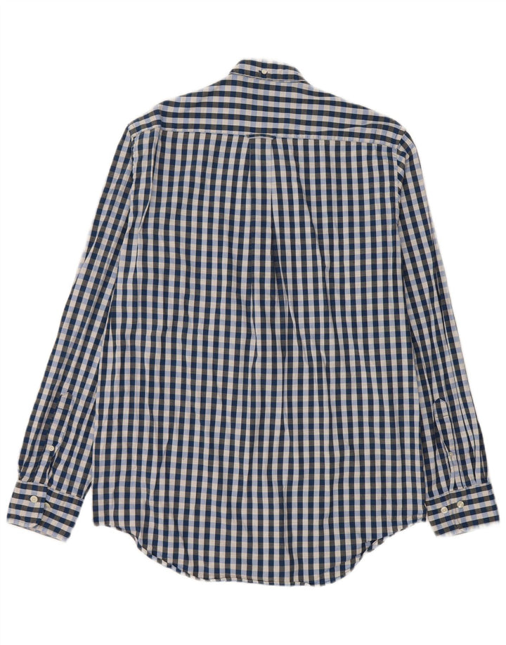 Ανδρικό πουκάμισο Gant Regular Fit Size 39/40 15 1/2 Medium Blue Gingham Cotton