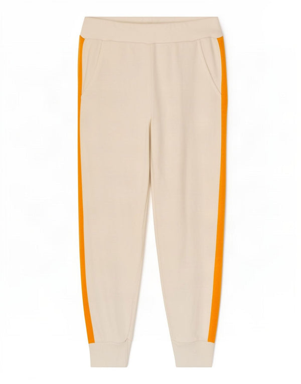 Zara Γυναικεία φόρμα παντελόνι Joggers UK 10 Small White Colourblock