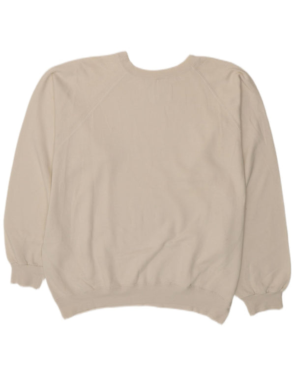 Ανδρικό γραφικό φούτερ Champion Jumper XL Λευκό βαμβακερό
