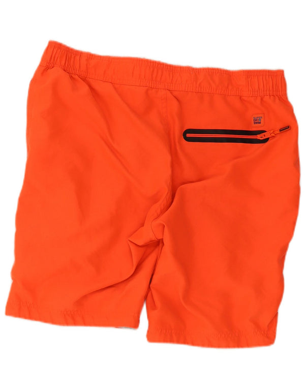 Ανδρικό γραφικό σορτς κολύμβησης Superdry XL Orange