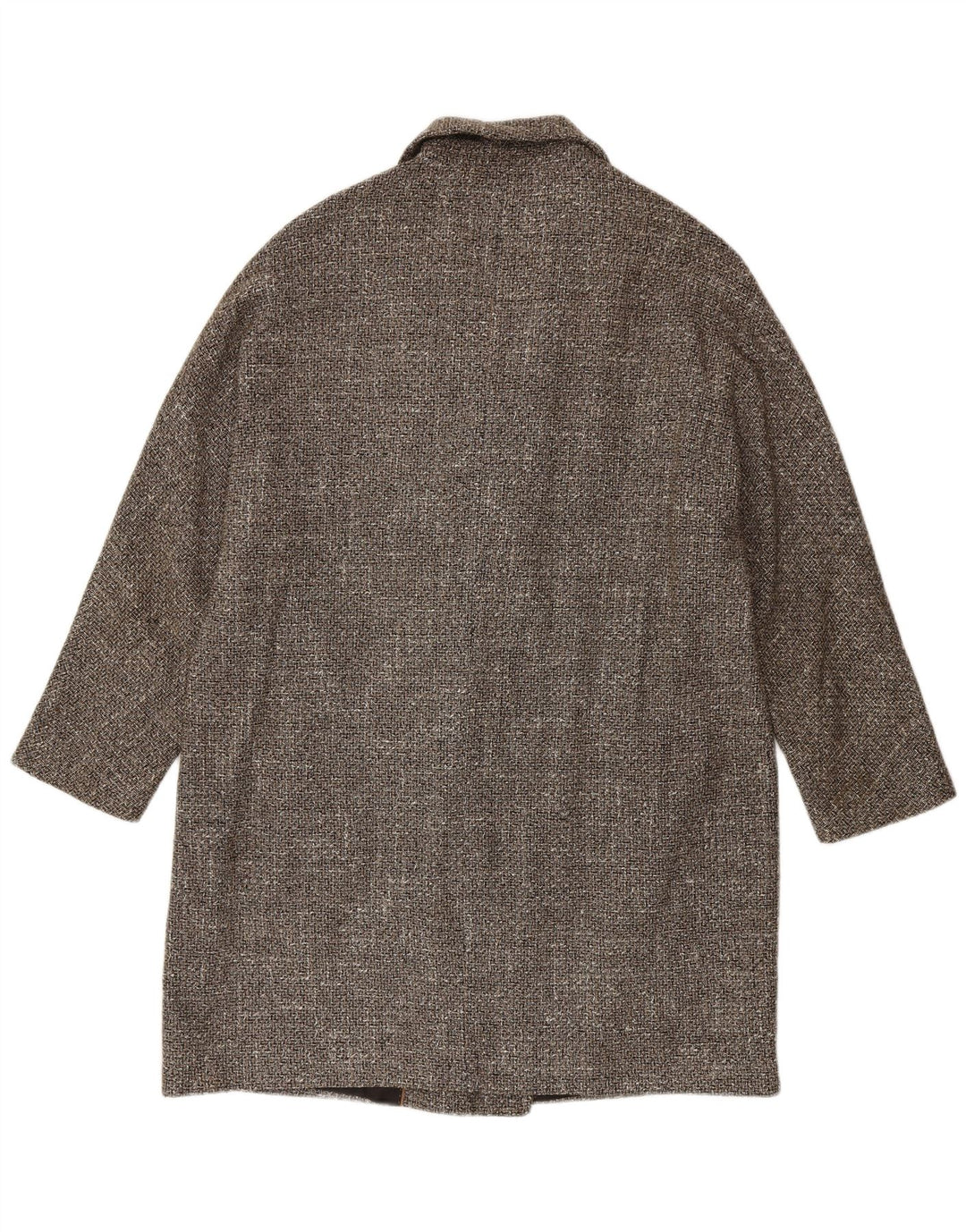 Massimo Dutti Γυναικείο παλτό με διπλό στήθος UK 16 μεγάλο γκρι ψαροκόκαλο