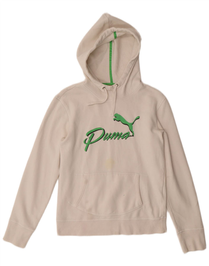 Γυναικεία κουκούλα με γραφικά Puma UK 12 Medium White