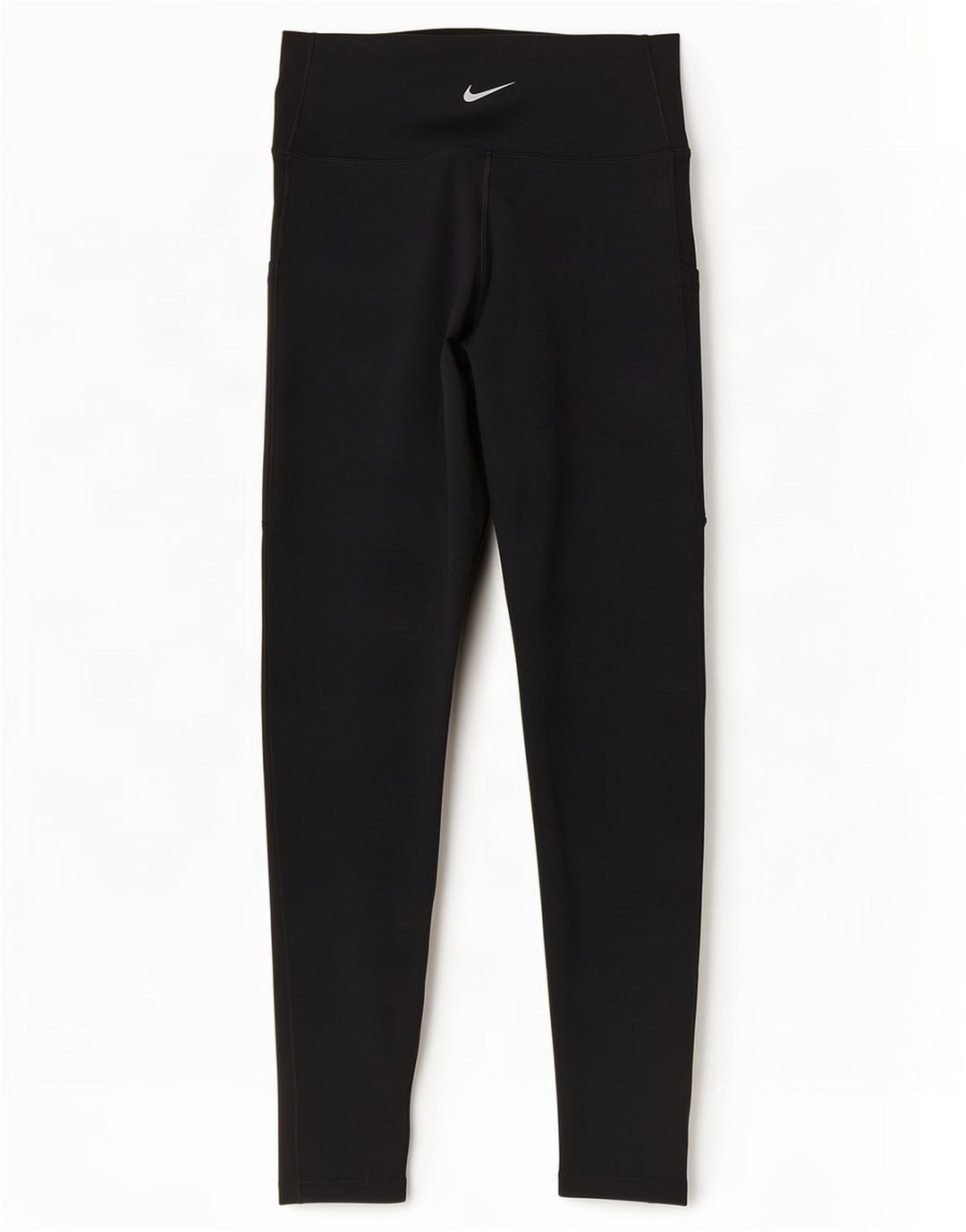 Γυναικεία κολάν Nike Dri Fit Crop UK 12 μεσαίου μαύρου πολυεστέρα