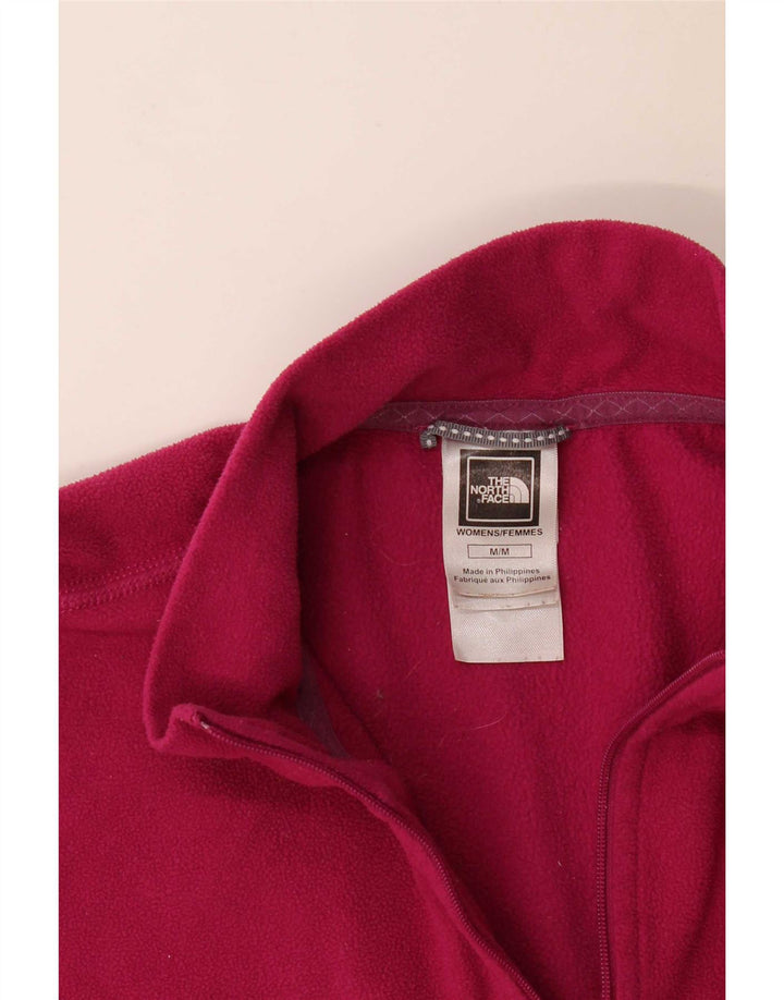 The North Face γυναικείο φερμουάρ Fleece Jumper UK 14 Medium Pink Polyester