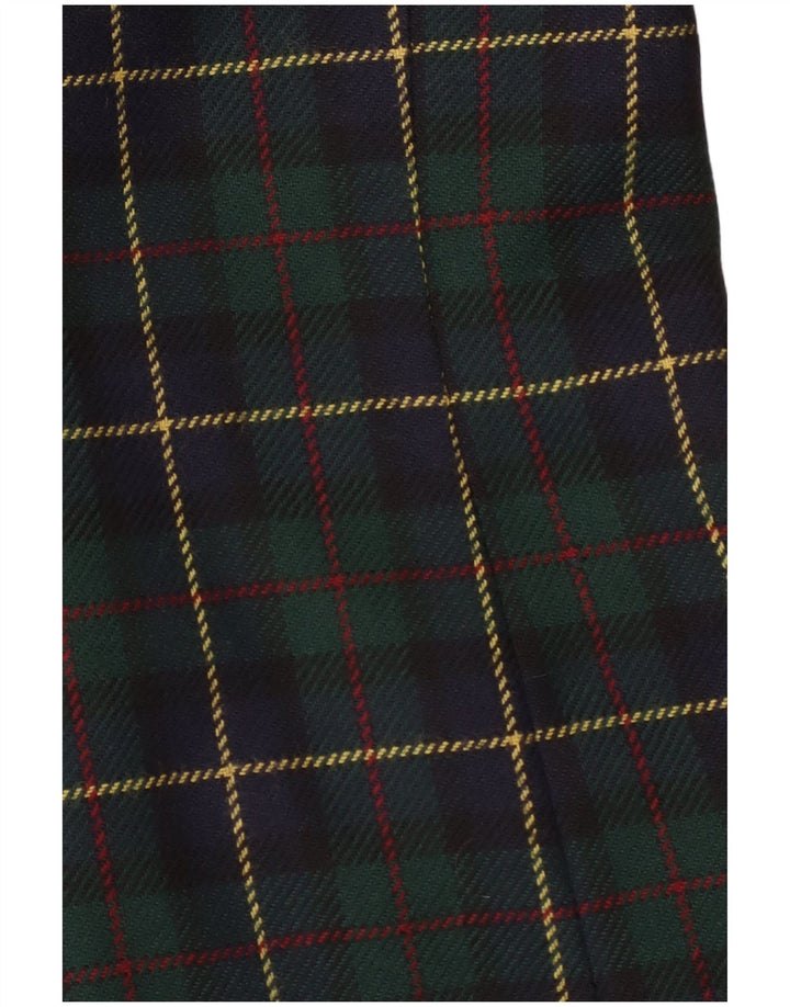 Γυναικείο σακάκι Antonette με 4 κουμπιά σακάκι UK 18 XL Green Check Viscose