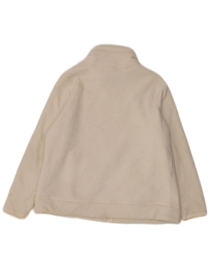 Marks & Spencer Γυναικείο Fleece Jacket UK 20 2XL Λευκό βαμβακερό