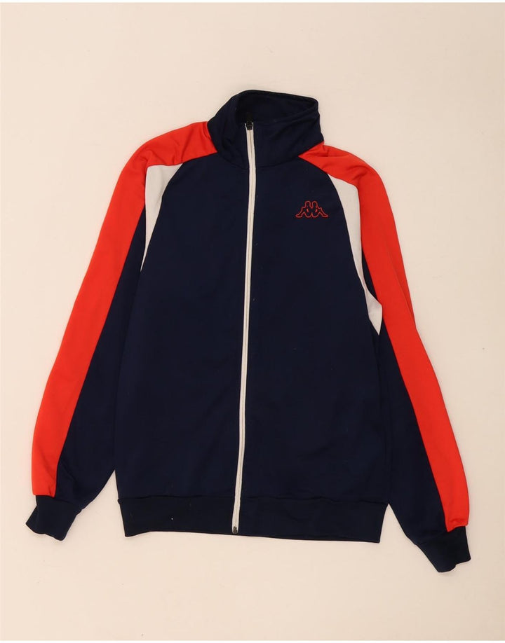Ανδρική φόρμα Kappa Top Jacket Small Navy Blue Colourblock Polyester