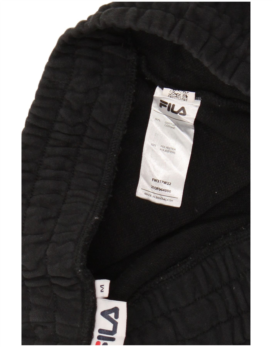 Γυναικεία αθλητική φόρμα FILA Παντελόνι Joggers UK 14 Medium Black Cotton