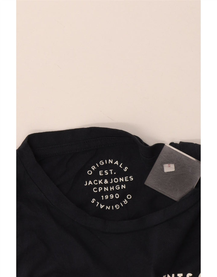 Jack & Jones Ανδρικό T-Shirt με γραφικό τοπ Μικρό Navy Blue