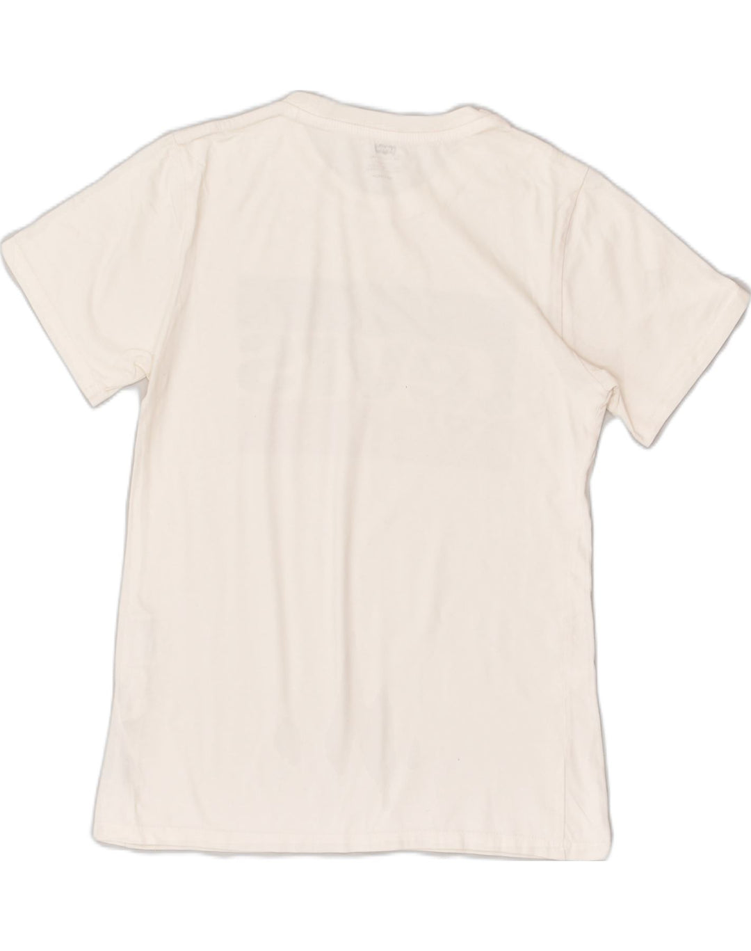 LEVI'S Womens Graphic T-Shirt Top UK 6 XS White Cotton | Vintage Levi's | Thrift | Second-Hand Levi's | Used Clothing | Messina Hembry 