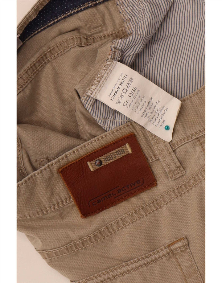 Ανδρικό ίσιο casual παντελόνι Camel Active W33 L36 Μπεζ βαμβακερό