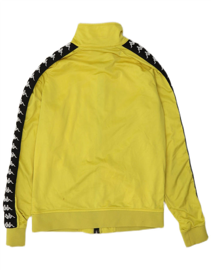 Γυναικεία αθλητική φόρμα Kappa Top Jacket UK 14 Medium Yellow Colourblock