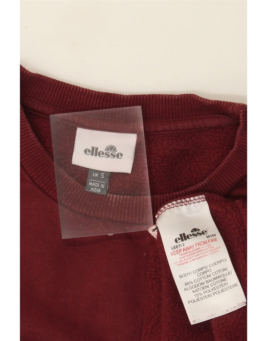 Ανδρικό γραφικό φούτερ Ellesse Jumper Μικρό Βουργουνδί Βαμβακερό