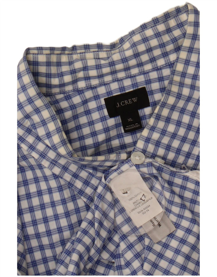 J. CREW Ανδρικό πουκάμισο XL Blue Check Cotton