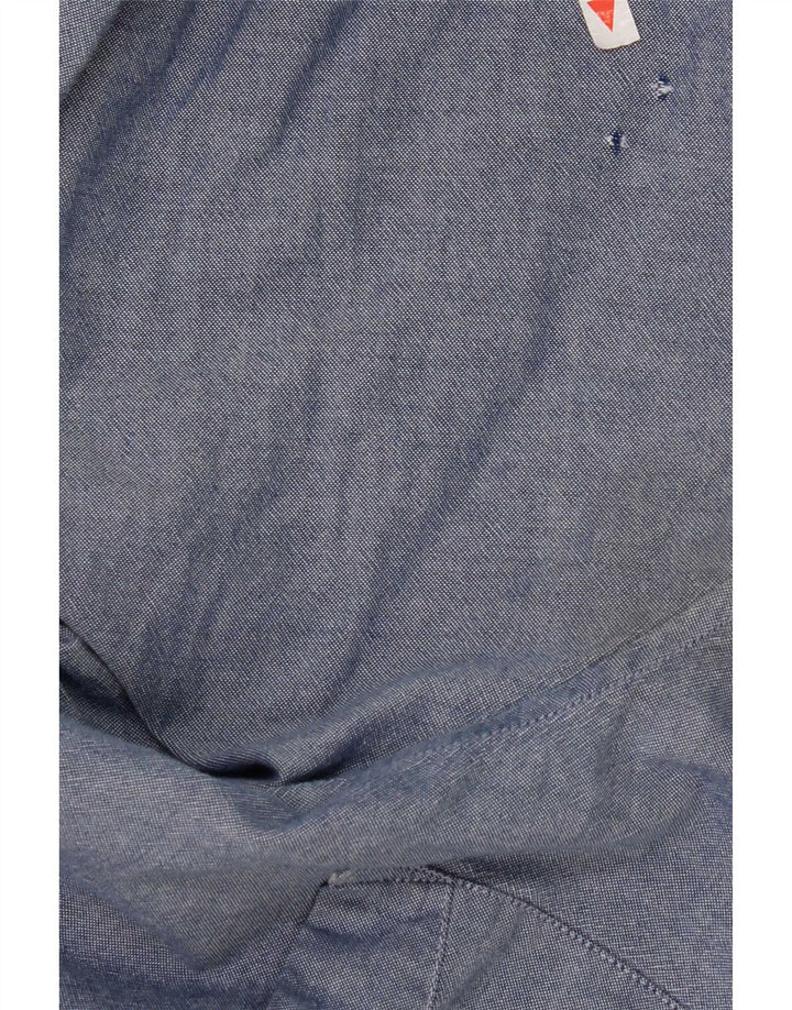 Ανδρικό πουκάμισο Levi's Standard Fit Large Navy Blue από βαμβάκι
