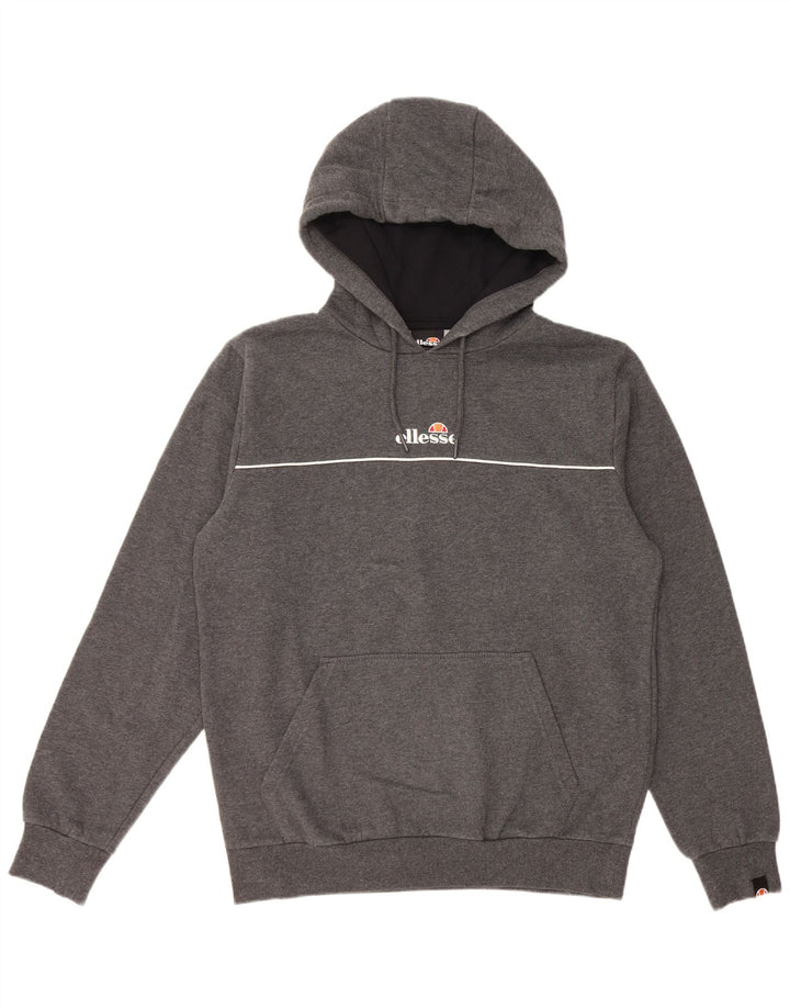Ellesse Ανδρικό φούτερ με κουκούλα, μεγάλο γκρι βαμβακερό