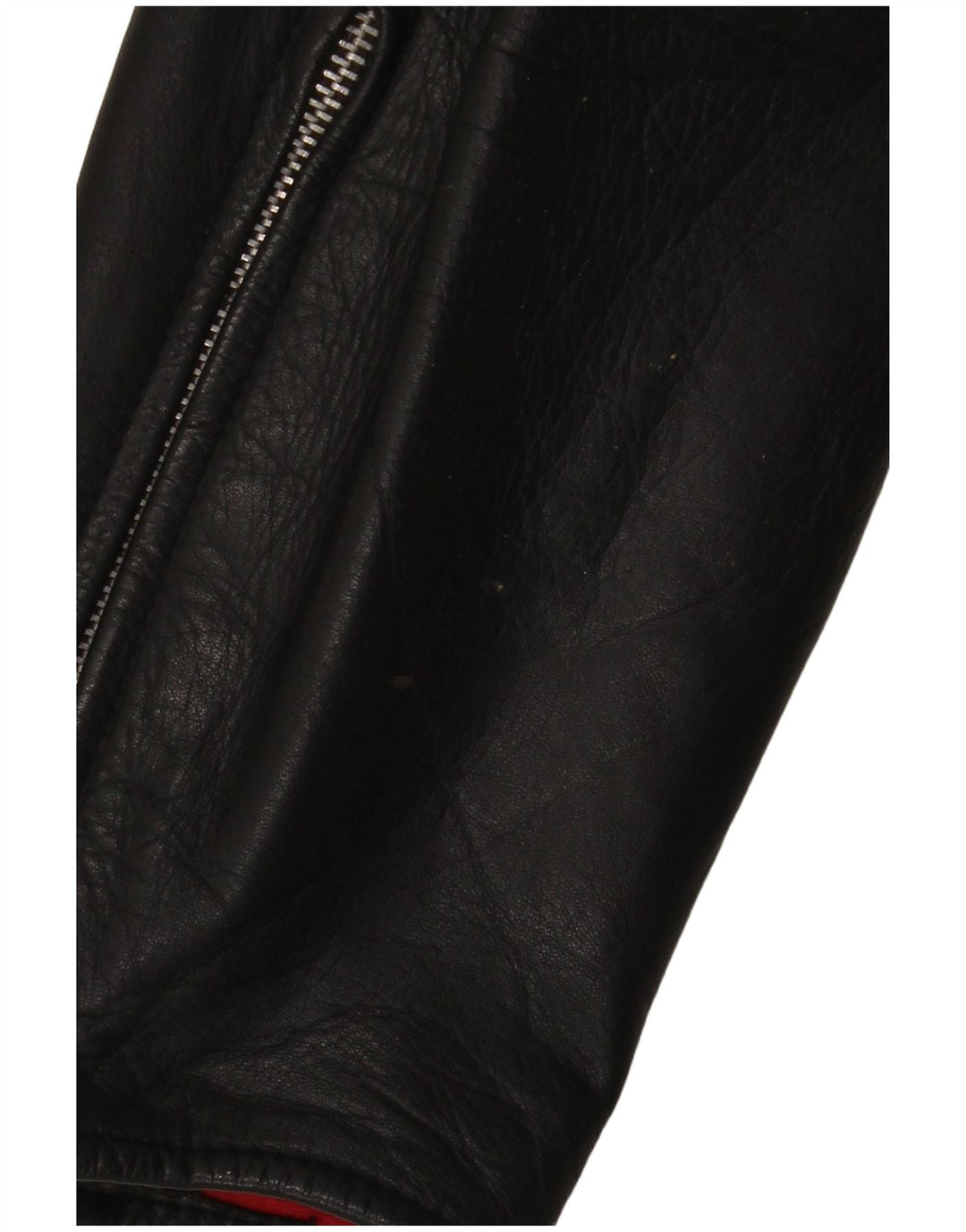 Vintage Ανδρικό Δερμάτινο Ποδηλατικό Παντελόνι W34 L30 Μαύρο Colourblock