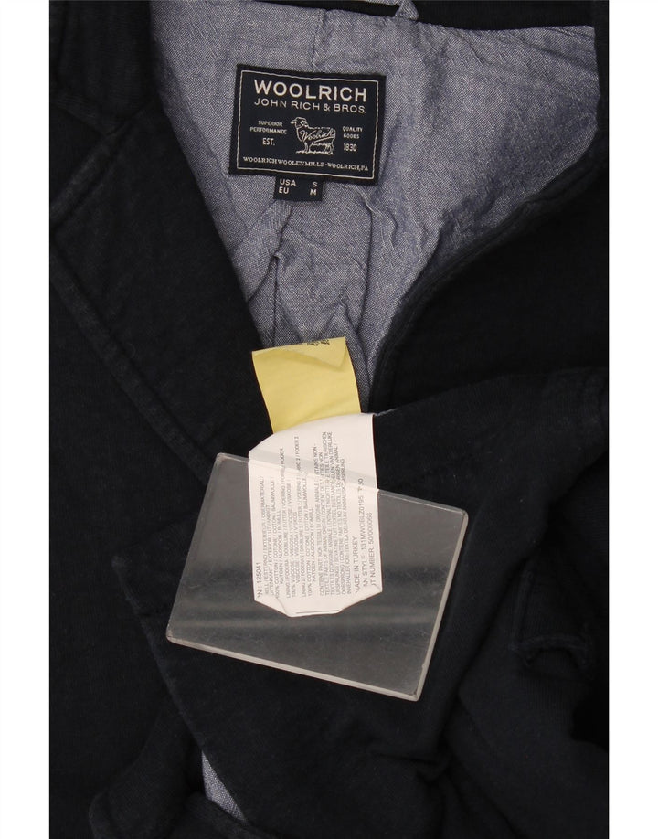 Woolrich Ανδρικό σακάκι με 3 κουμπιά UK 36 Small Navy Blue Cotton