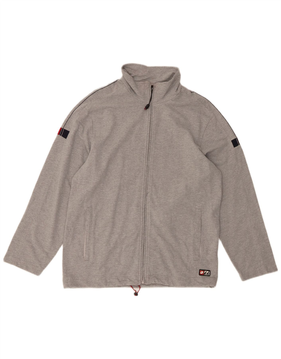 Ανδρική φόρμα LOTTO Top Jacket μεγάλο γκρι βαμβακερό