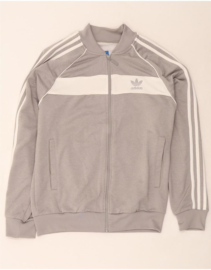 Ανδρική αθλητική φόρμα Adidas Top Jacket Μεγάλο Γκρι Χρώμα Πολυεστέρας