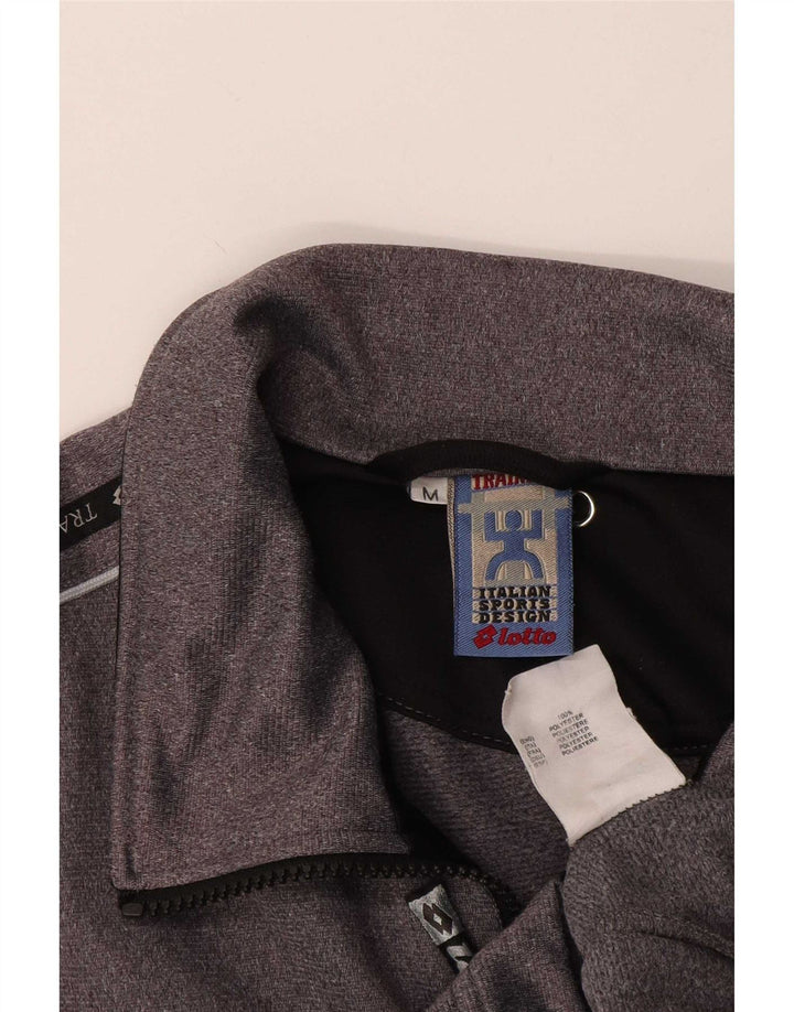 Ανδρική φόρμα γραφικών Lotto Top Jacket μεσαίου γκρι χρώματος πολυεστέρας