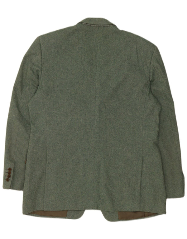 Ermenegildo Zegna γυναικείο σακάκι με 3 κουμπιά σακάκι UK 42 XL πράσινο κασμίρ