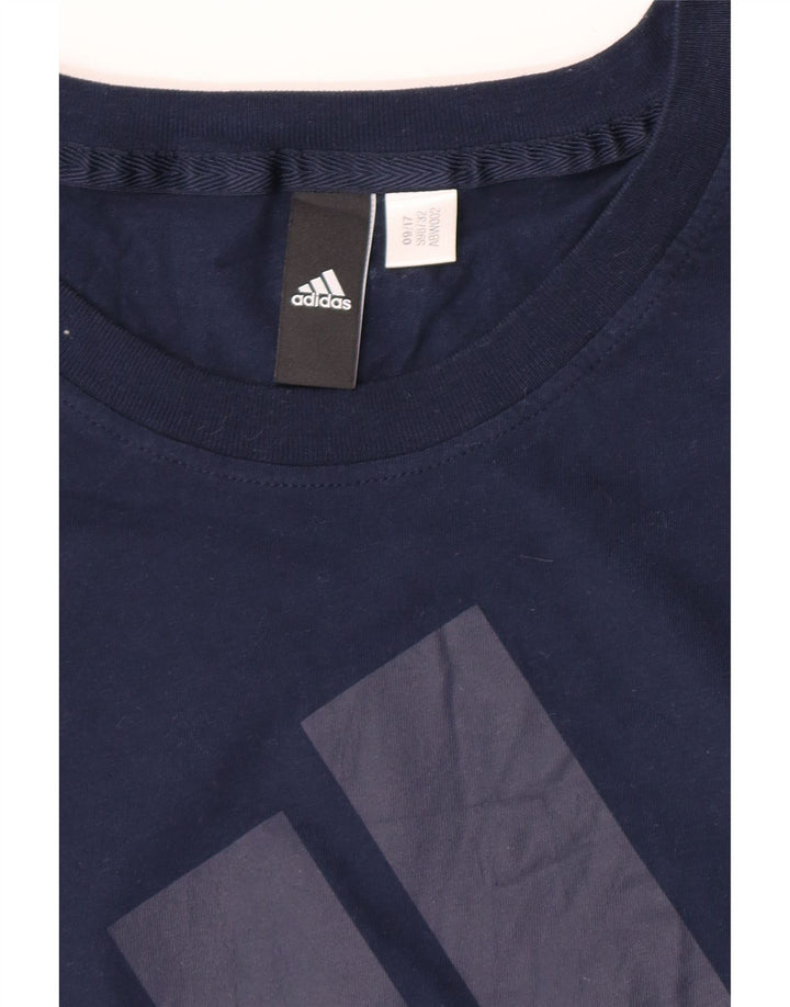 Ανδρικό γραφικό T-Shirt Adidas Top XL Navy Blue