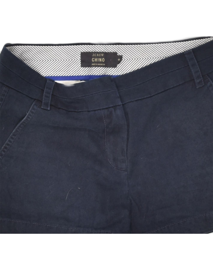 J. CREW Womens Chino Shorts W30 Medium Navy Blue Cotton | Vintage J. Crew | Thrift | Second-Hand J. Crew | Used Clothing | Messina Hembry 