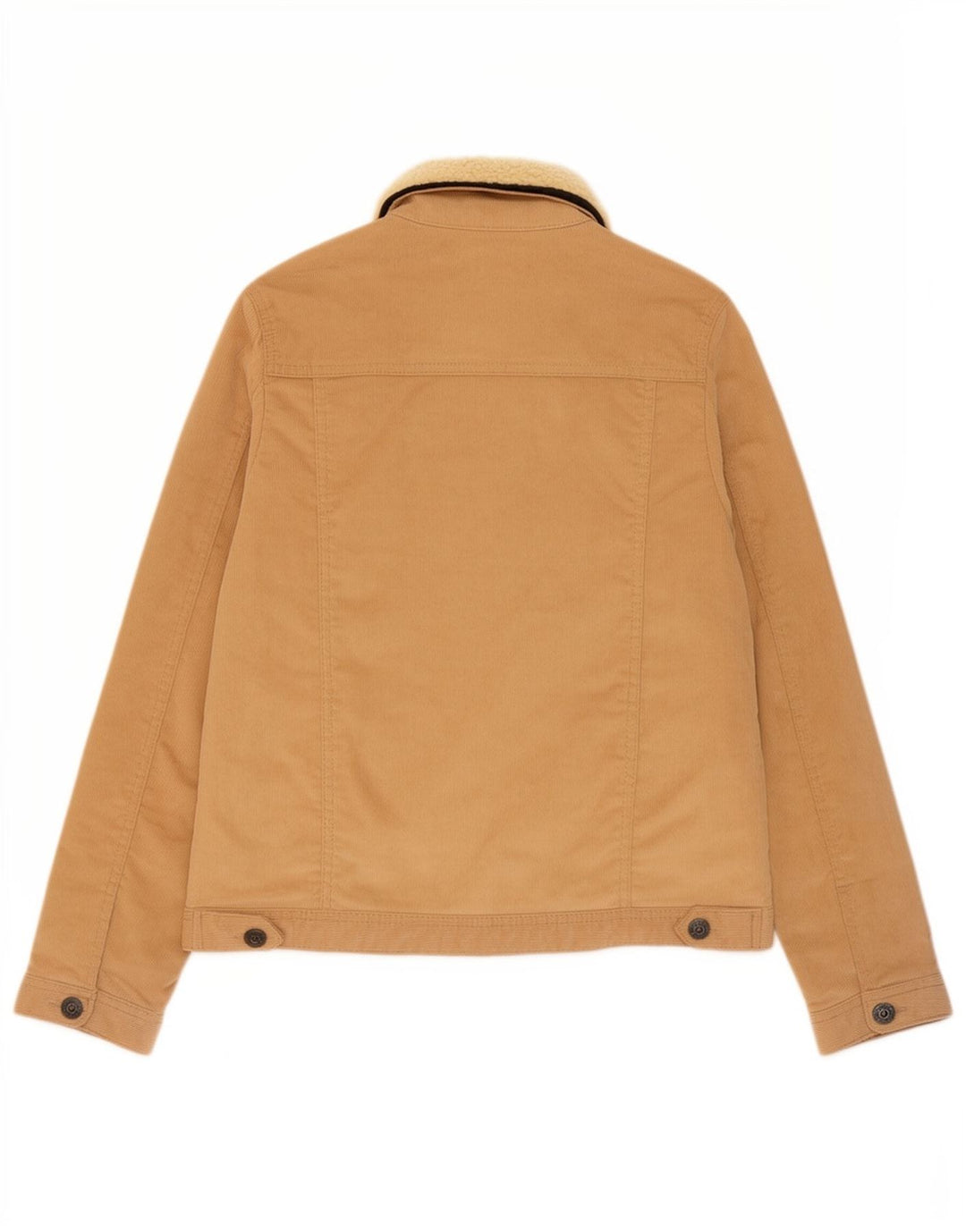 Jack & Jones Boys Corduroy Jacket 13-14 Years Beige Cotton
