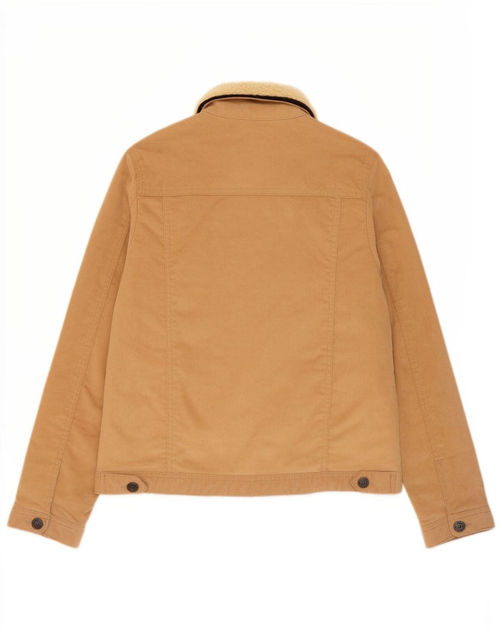 Jack & Jones Boys Corduroy Jacket 13-14 Years Beige Cotton