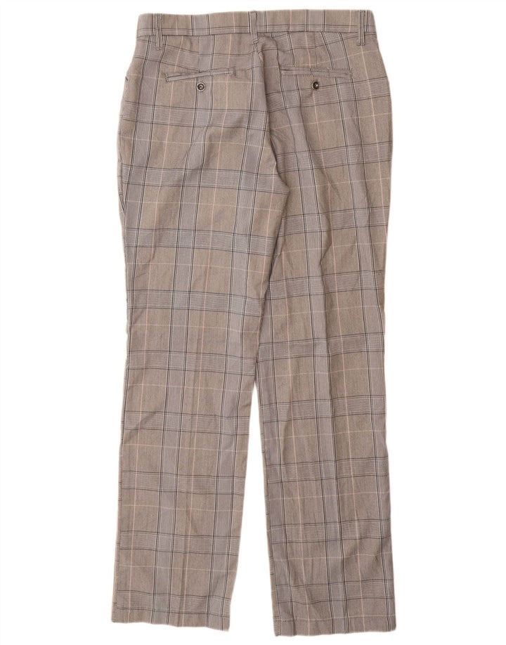 Lee Γυναικείο Μεσοπρόθεσμο Casual Παντελόνι US 12 Large W32 L32 Grey Polyester