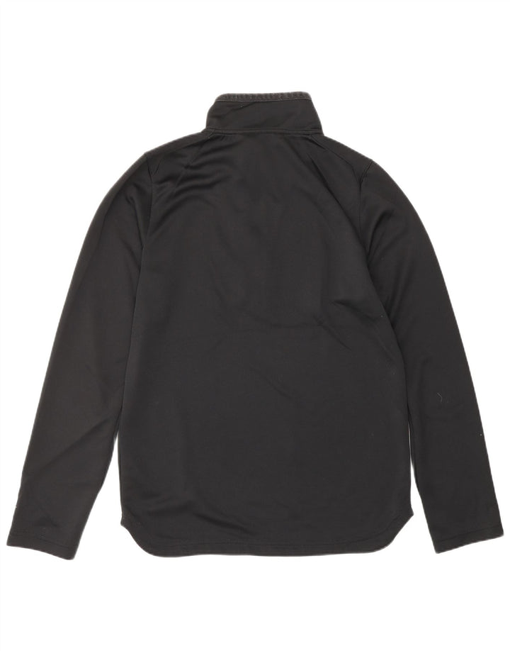 Ανδρική φόρμα REEBOK με γραφικό πουλόβερ με φερμουάρ πάνω από μικρό μαύρο πολυεστέρα