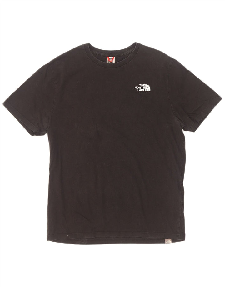 Ανδρικό T-Shirt North Face Top μεγάλο μαύρο βαμβακερό