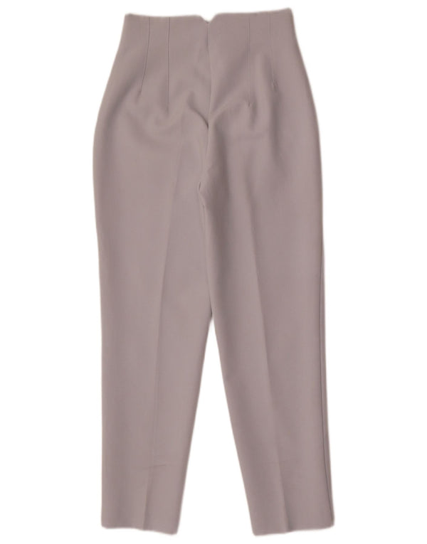 Zara Γυναικείο ψηλόμεσο παντελόνι Chino XS W24 L27 Γκρι