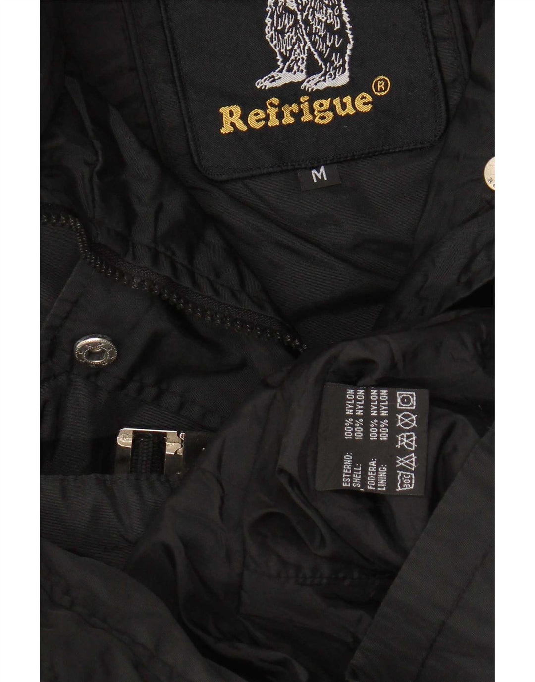 Refrigue Γυναικείο Utility Jacket UK 12 Medium Black Nylon