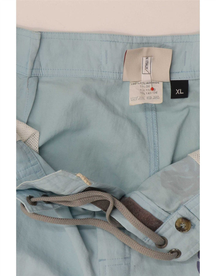 Ανδρικά γραφικά σορτς κολύμβησης Murphy & Nye XL Blue Floral Polyamide